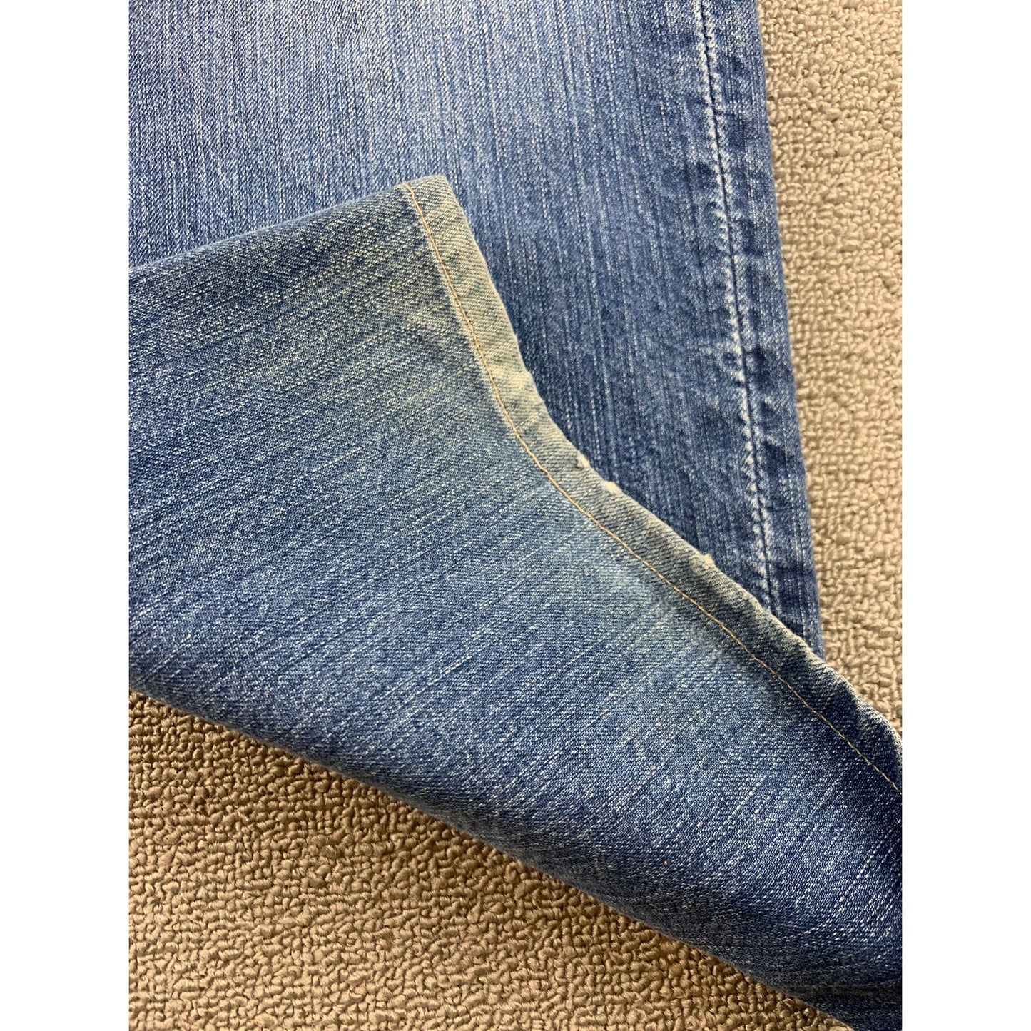 Polo Ralph Lauren Men's 48B/30 Blue Ashmore Original Straight/ Wide Leg Jeans
