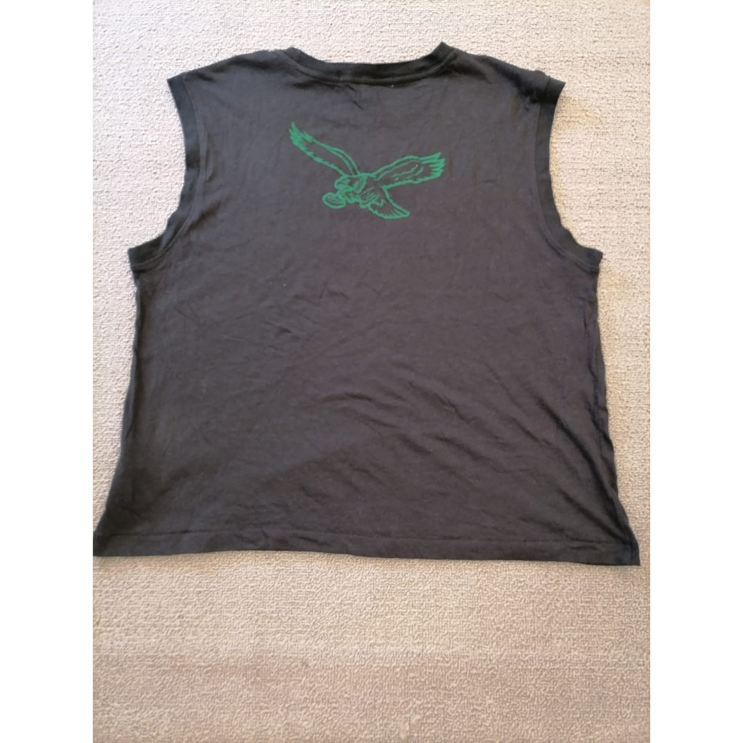 Junk Food Male XL Philadelphia Eagles Black Sleeveless Shirt NFL Football
