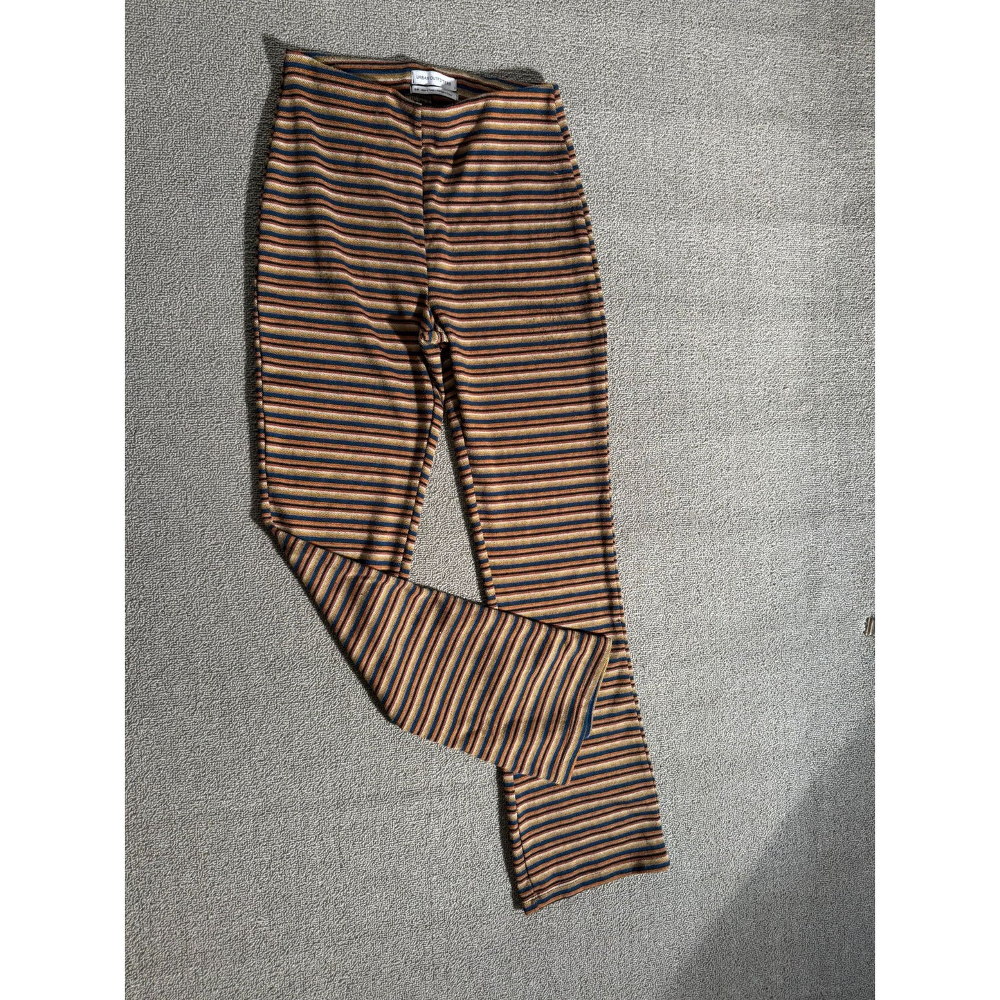Urban Outfitters Striped Flare Pants Women S Multicolor Retro