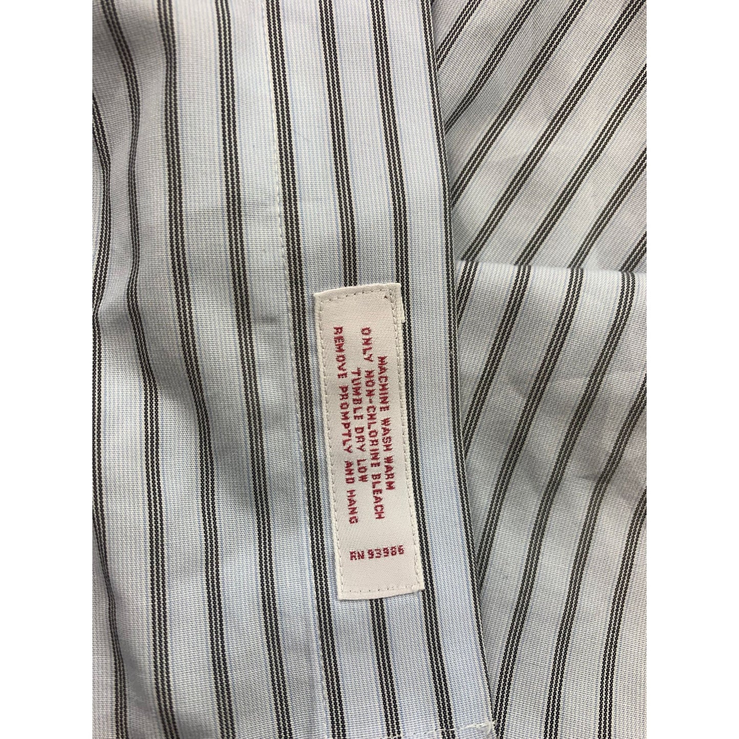 Brooks Brothers 346 Striped Button Up Men's 16 1/2-32 French Cuffs