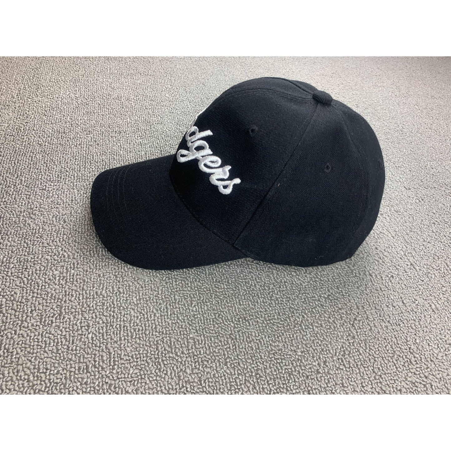 Dodgers Men's One Size Fits All Black Baseball Hat Cap
