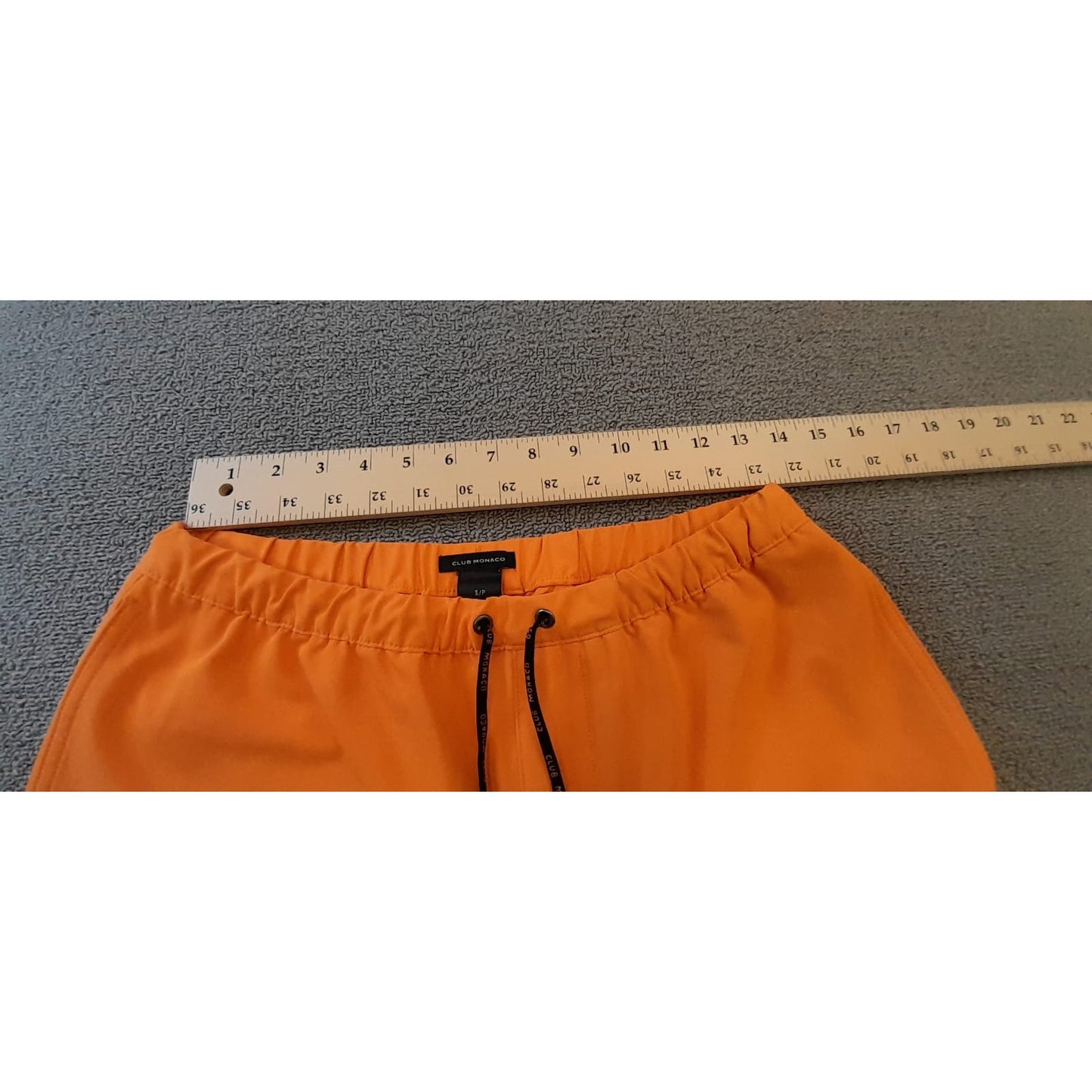 Club Monaco Orange Athletic Shorts S/P Casual Summer Activewear