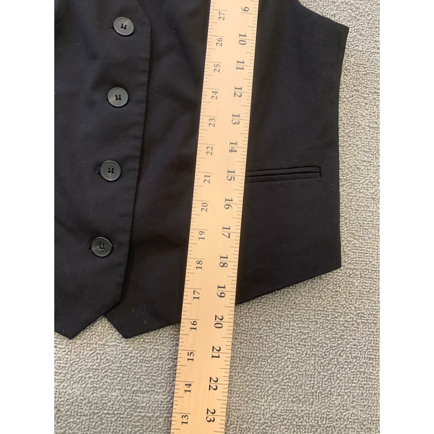 ZARA Women's XS Black Vest Dressy Formal