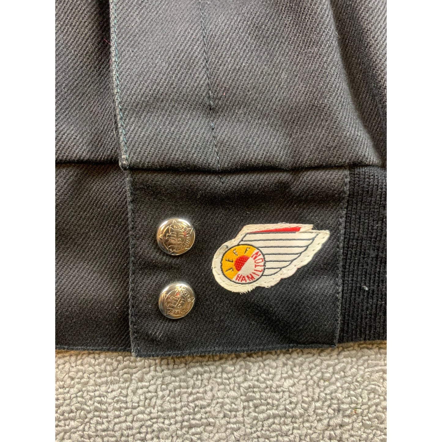 Vintage Men Jeff Hamilton Looney Tunes Leather Jacket Large 90s Cartoon Art