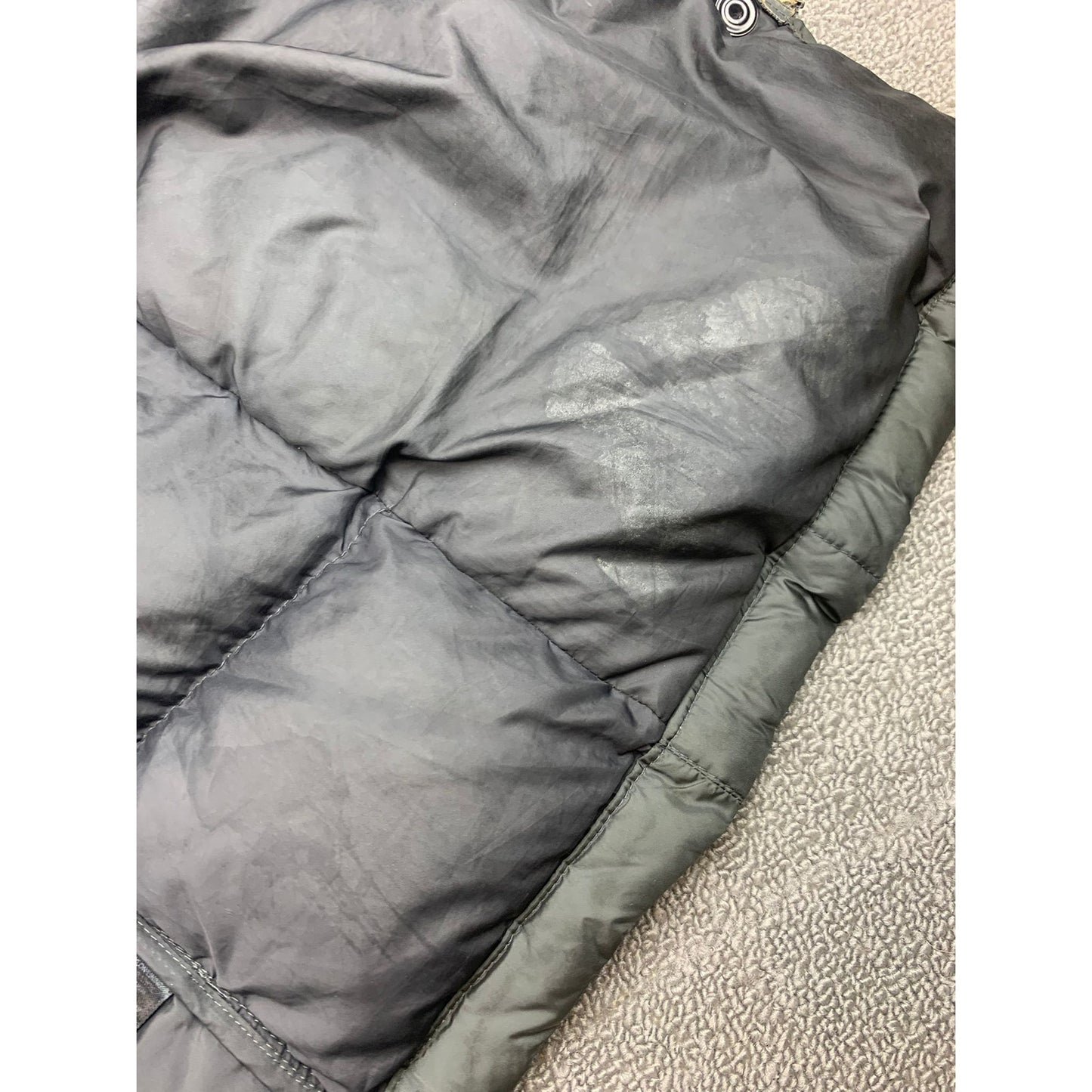 The North Face 600 Womens XS Black Hooded Parka Puffer Down Coat Jacket