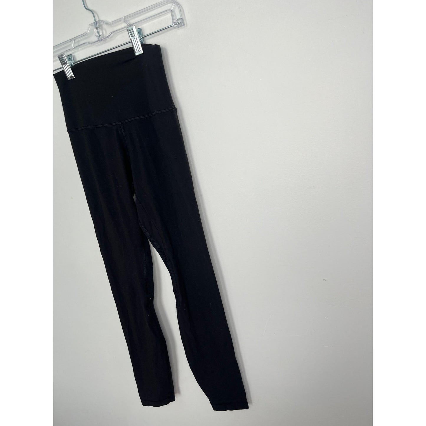 Lululemon Leggings Women 2 High Rise Black Yoga Pants Stretch Nylon