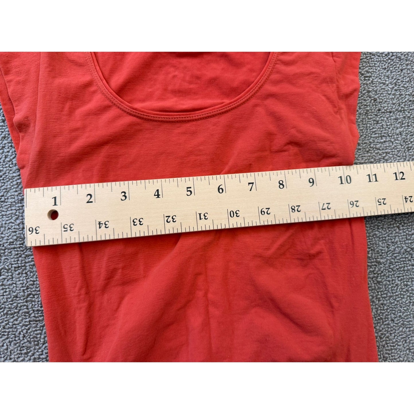 Spanx Women's XL Orange Sleeveless Top Scoop Neck Shapewear