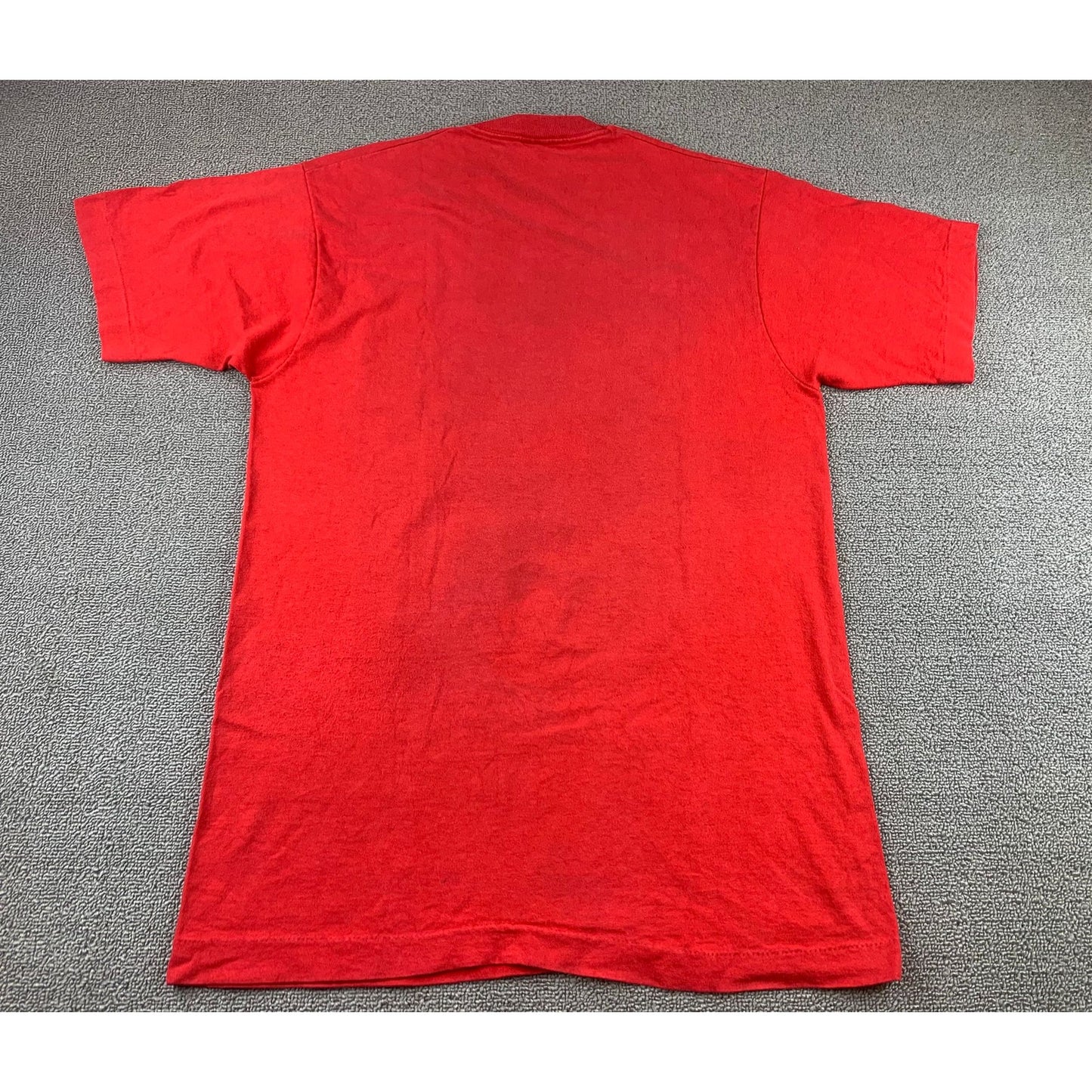 Vintage 90s Men's Large Washington DC Capitol Hill Single-Stitch Red Shirt