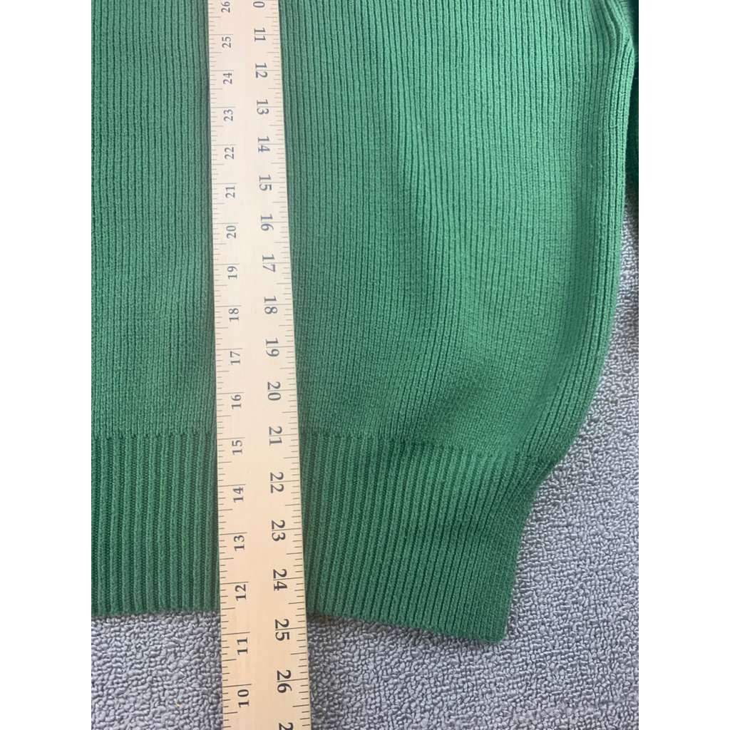 Free People Easy Street Tunic Sweater Size Small Green Knit Crewneck Oversized