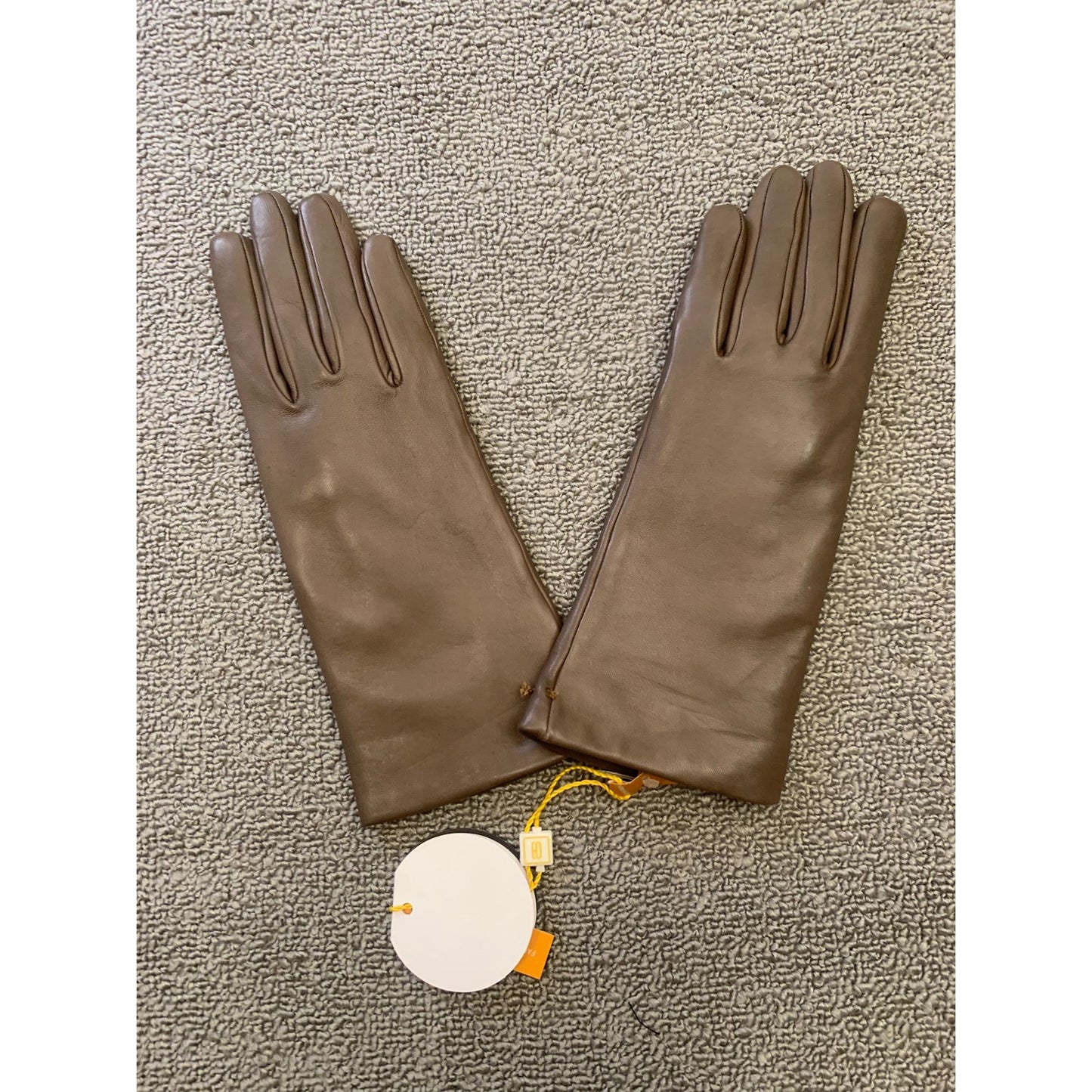 Santacana Madrid Women 6M Brown Sheep Leather Rabbit Lining NWT