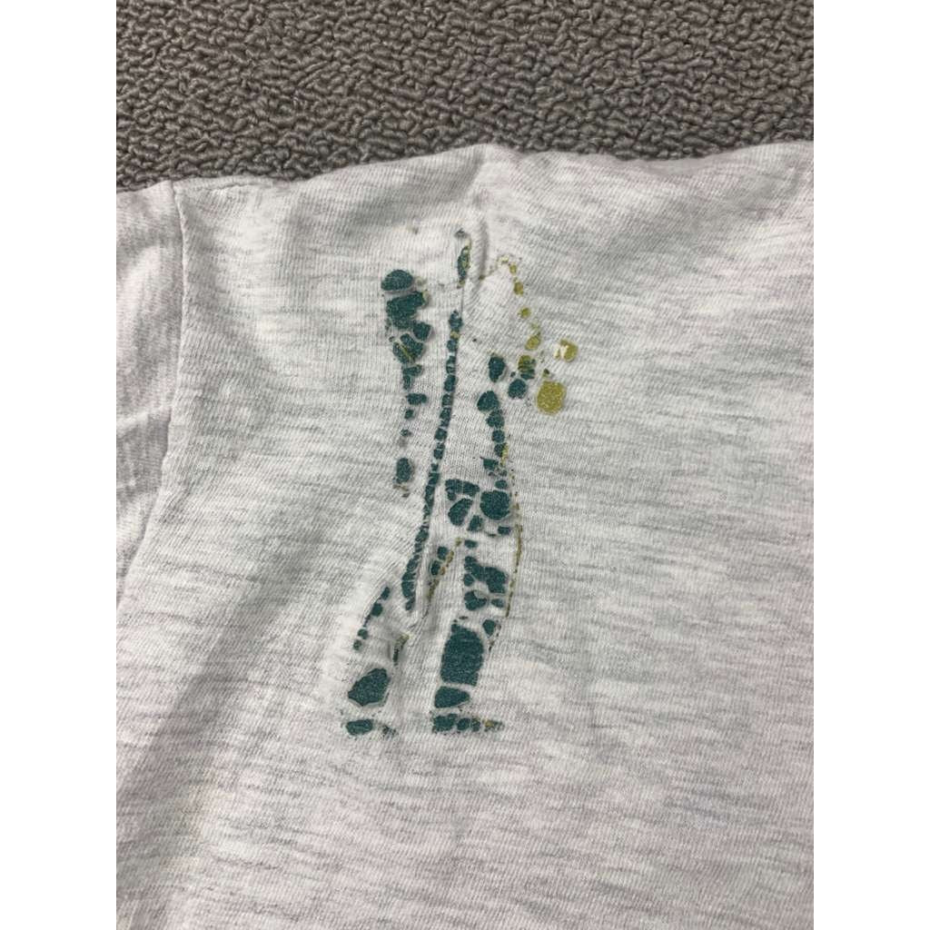 Hanes  Mens L Gray Beefy T New Orleans Louisiana T Shirt Heather 90's USA Made