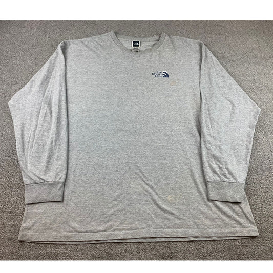 The North Face Men's XXL Gray Long Sleeve Graphic T-Shirt