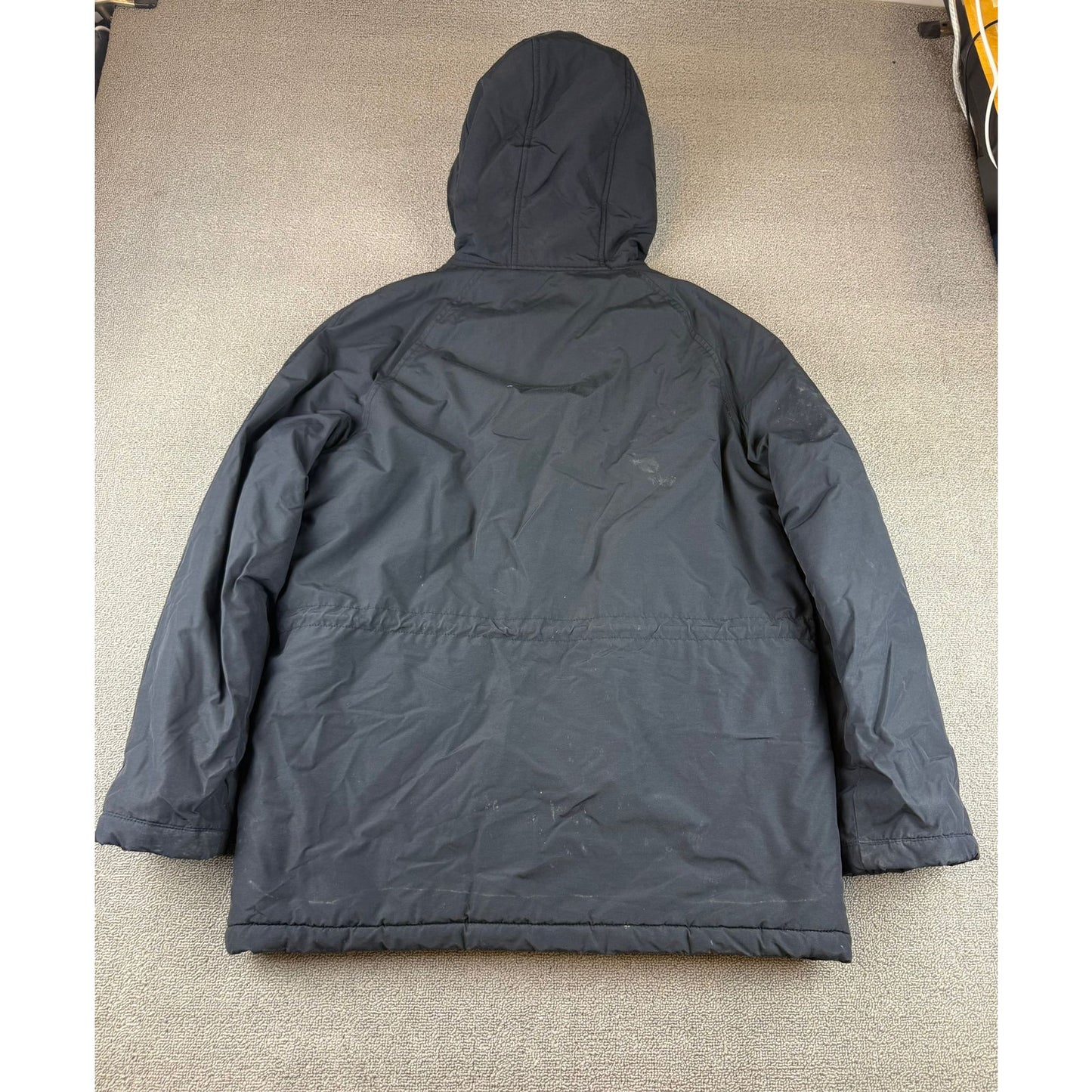 Gap Outdoor Edition Men L Black Winter Puffer Parka Jacket Hood 2010s Indonesia