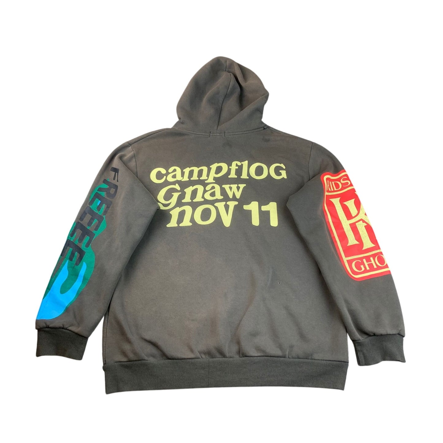 Lucky Me I See Ghosts Men's XL Black Kanye West x Kid Cudi Grey Men's Hoodie