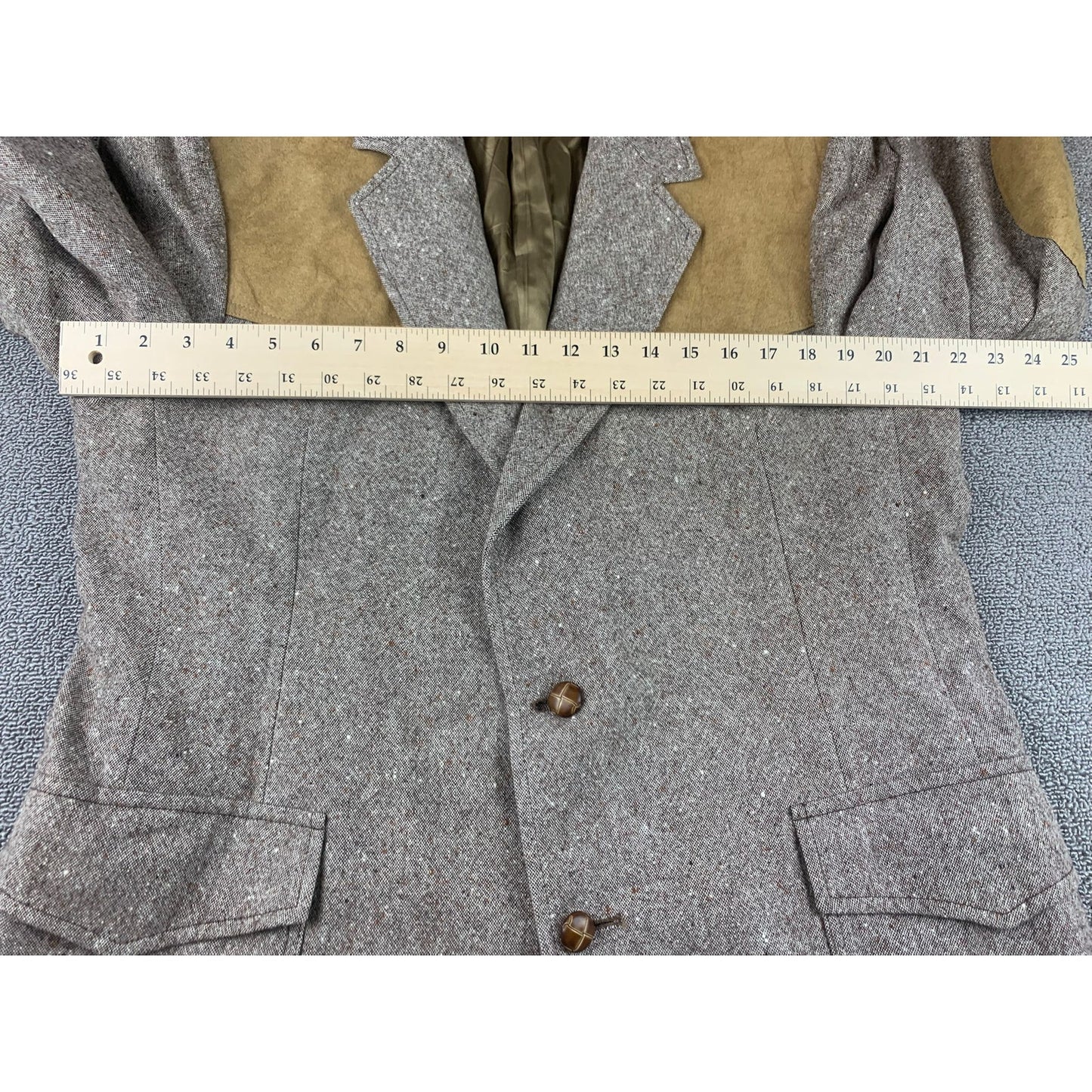 VTG Pendleton Mens High Grade Western Wear Wool Suede Sports Coat Jacket Size 44