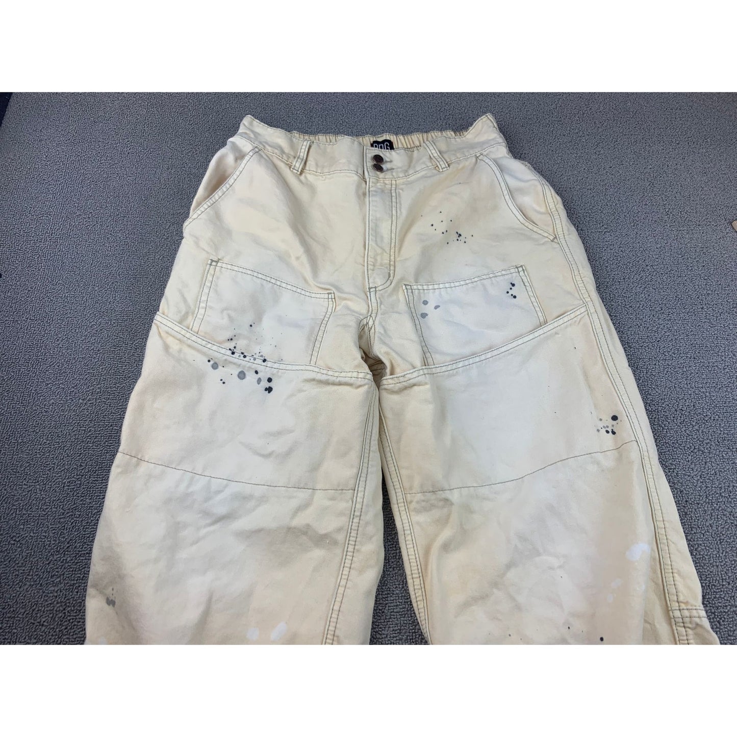 BDG Urban Outfitters Women Medium Cargo Joggers Pants with Paint Splatter