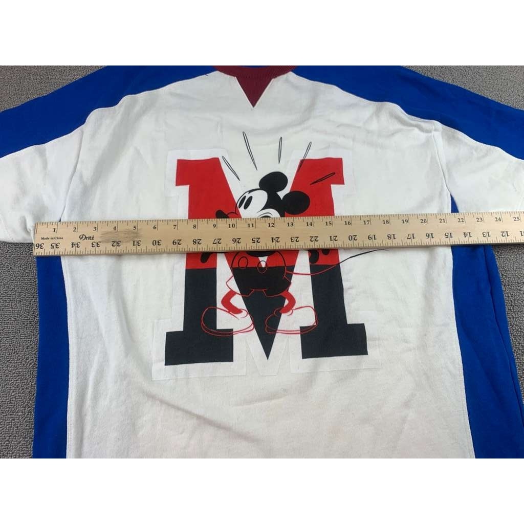 Zara Disney T Dress Women's M Multi Mickey Mouse Graphic Colorblock Short Sleeve