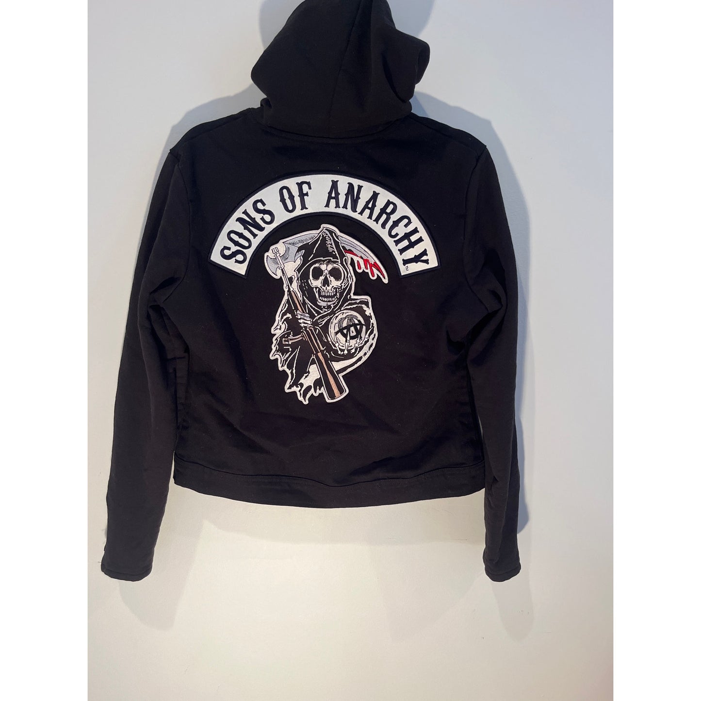 2013 Sons Of Anarchy Road Gear Jacket - Women’s XL- Black W/ Fleece Sleeves