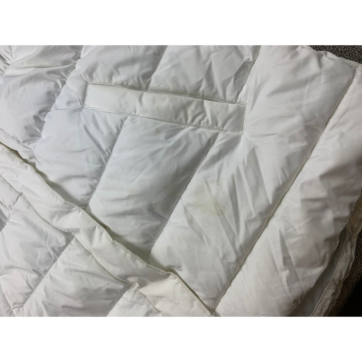 Columbia Women Medium White Puffer Jacket Hooded Down Coat