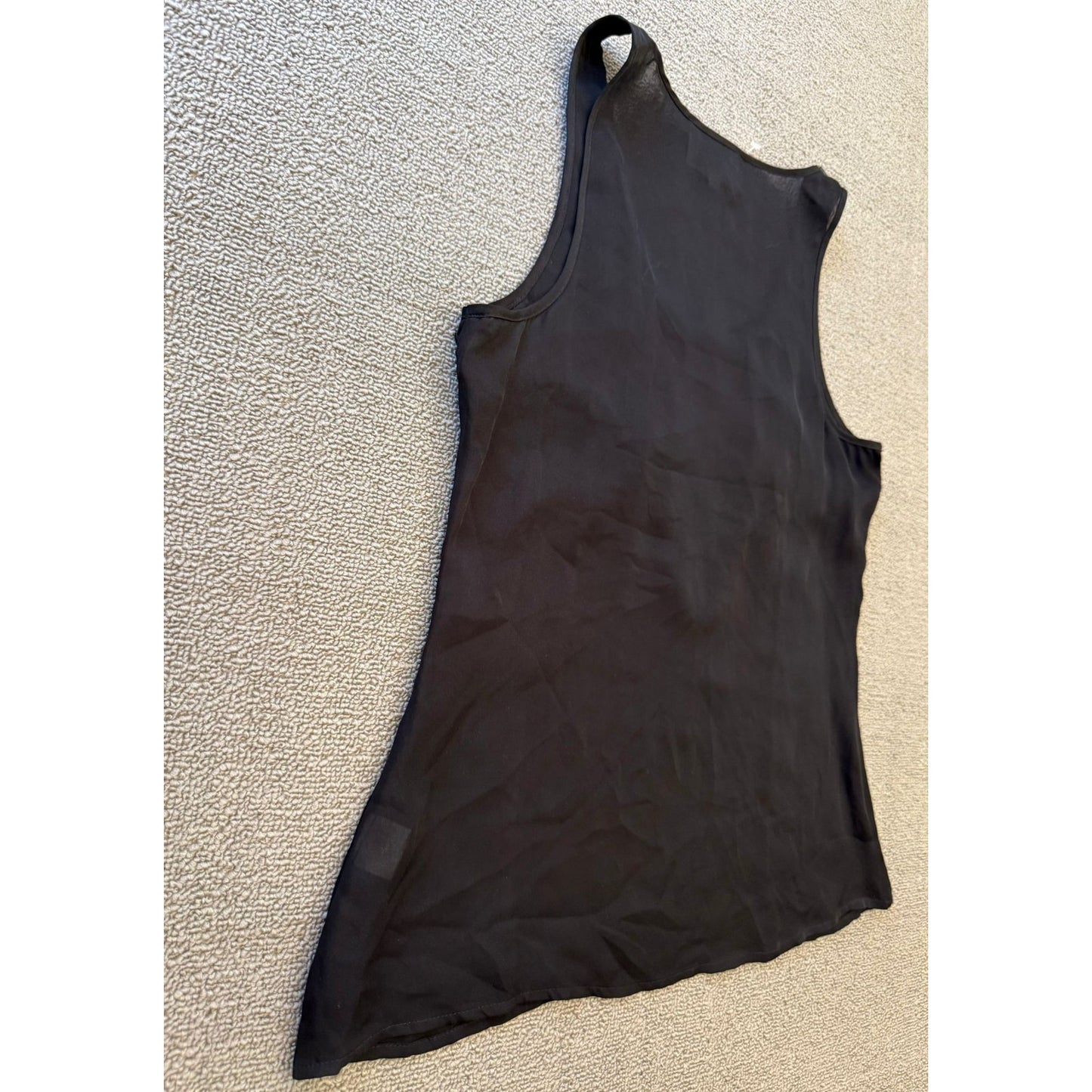 Madison Marcus Size Small Women's Black Embellished V-Neck Tank Top