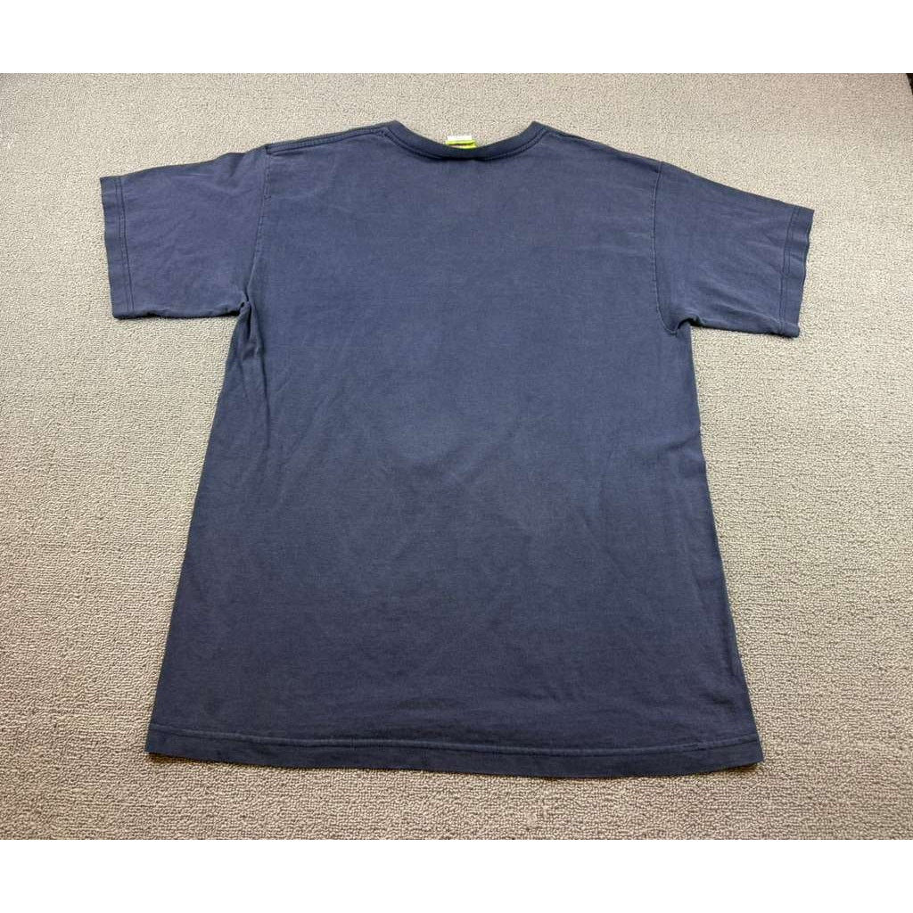 Scooby-Doo V-Neck T-Shirt Men L Dark Navy Cartoon Network Y2K 90s/00s Vintage