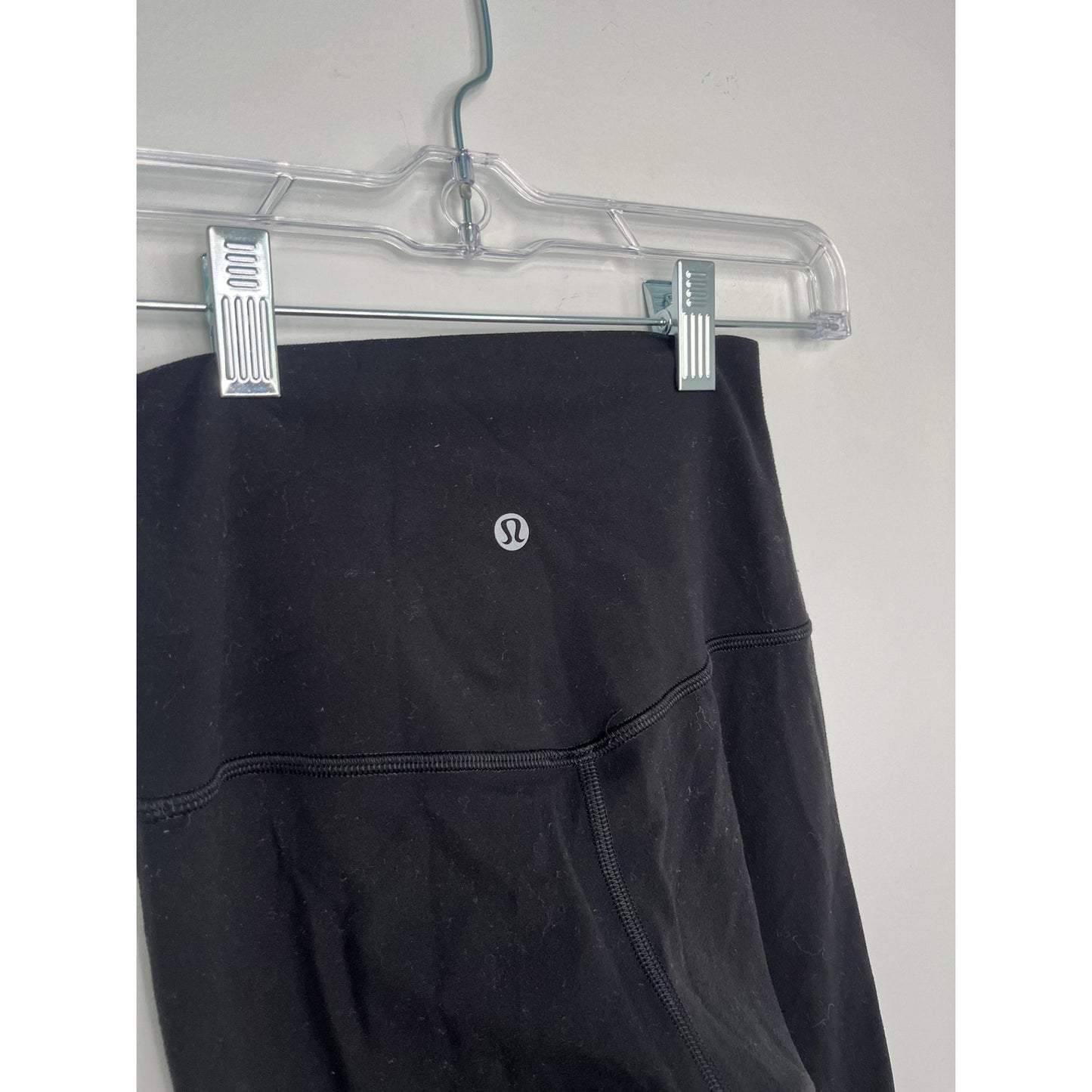 Lululemon Leggings Women 2 High Rise Black Yoga Pants Stretch Nylon