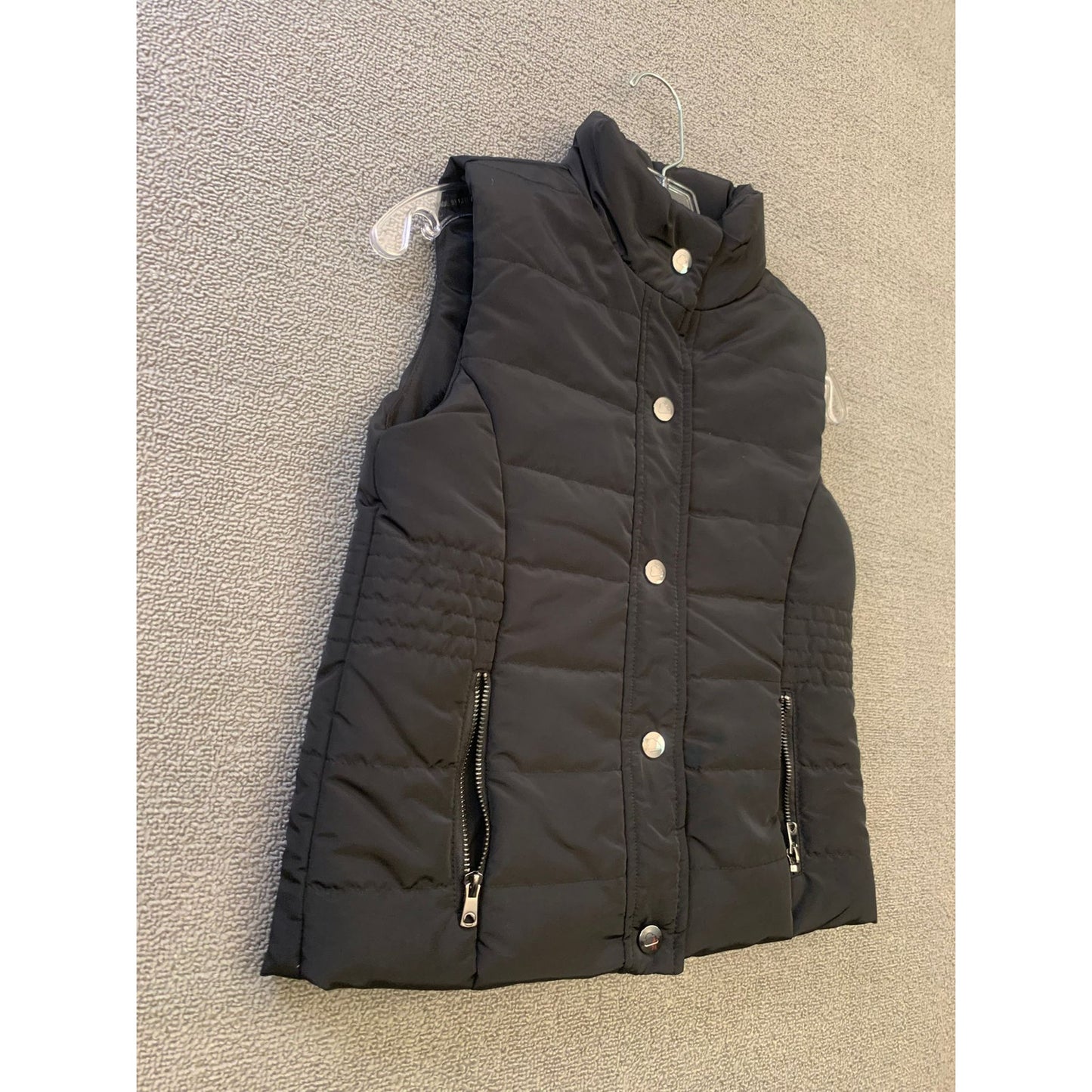 Mayoral Girls Size 12 Black Reversible Puffer Vest Outerwear