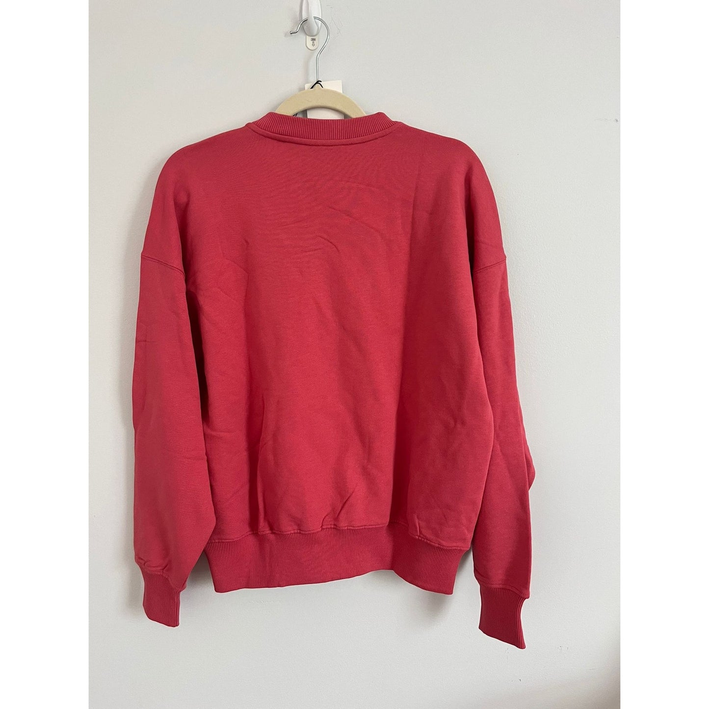 Vogue Collection Sweatshirt Women M Pink Crewneck Pullover Logo Cotton Blend