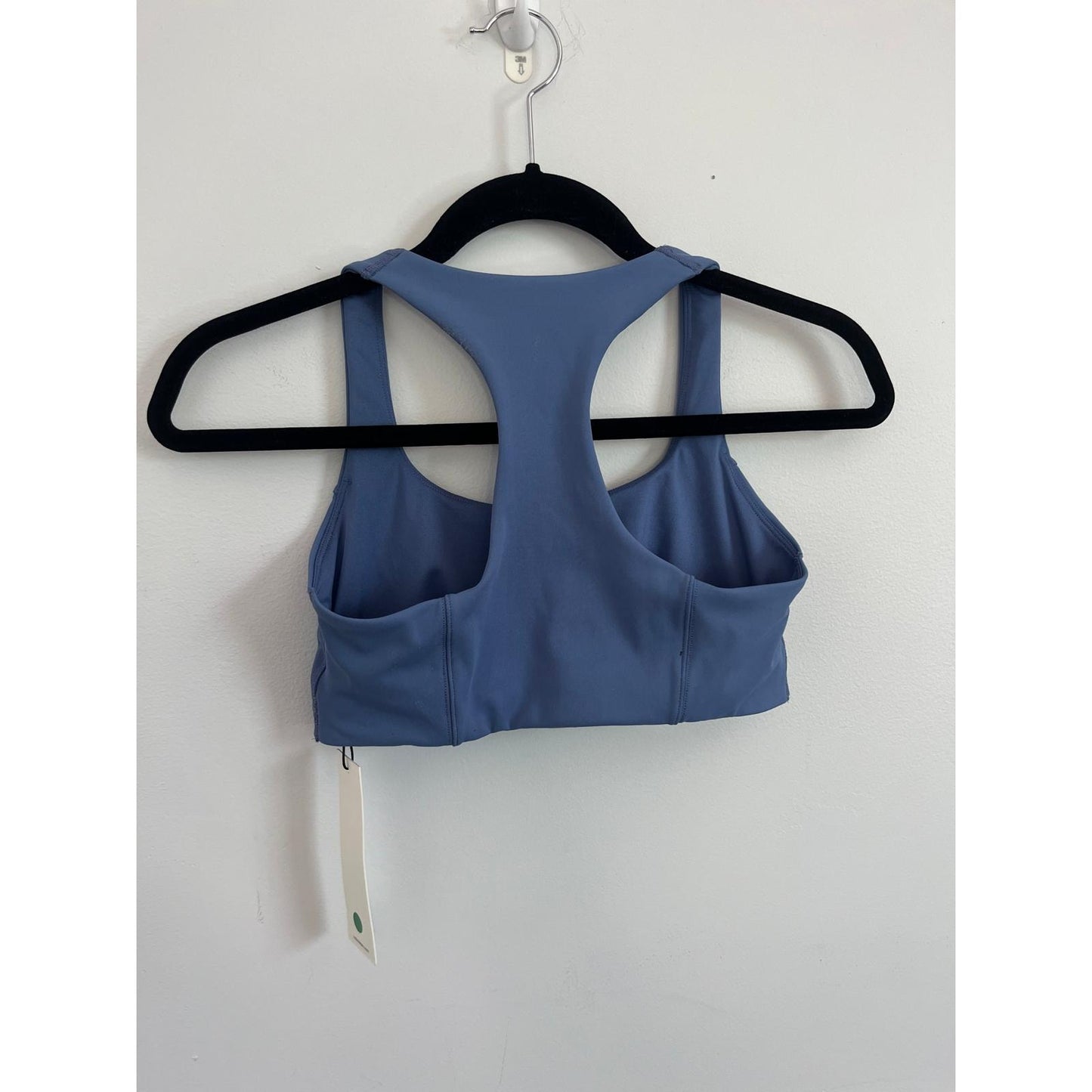 Calvin Klein Sports Bra Women S Blue Racerback Activewear Stretchy