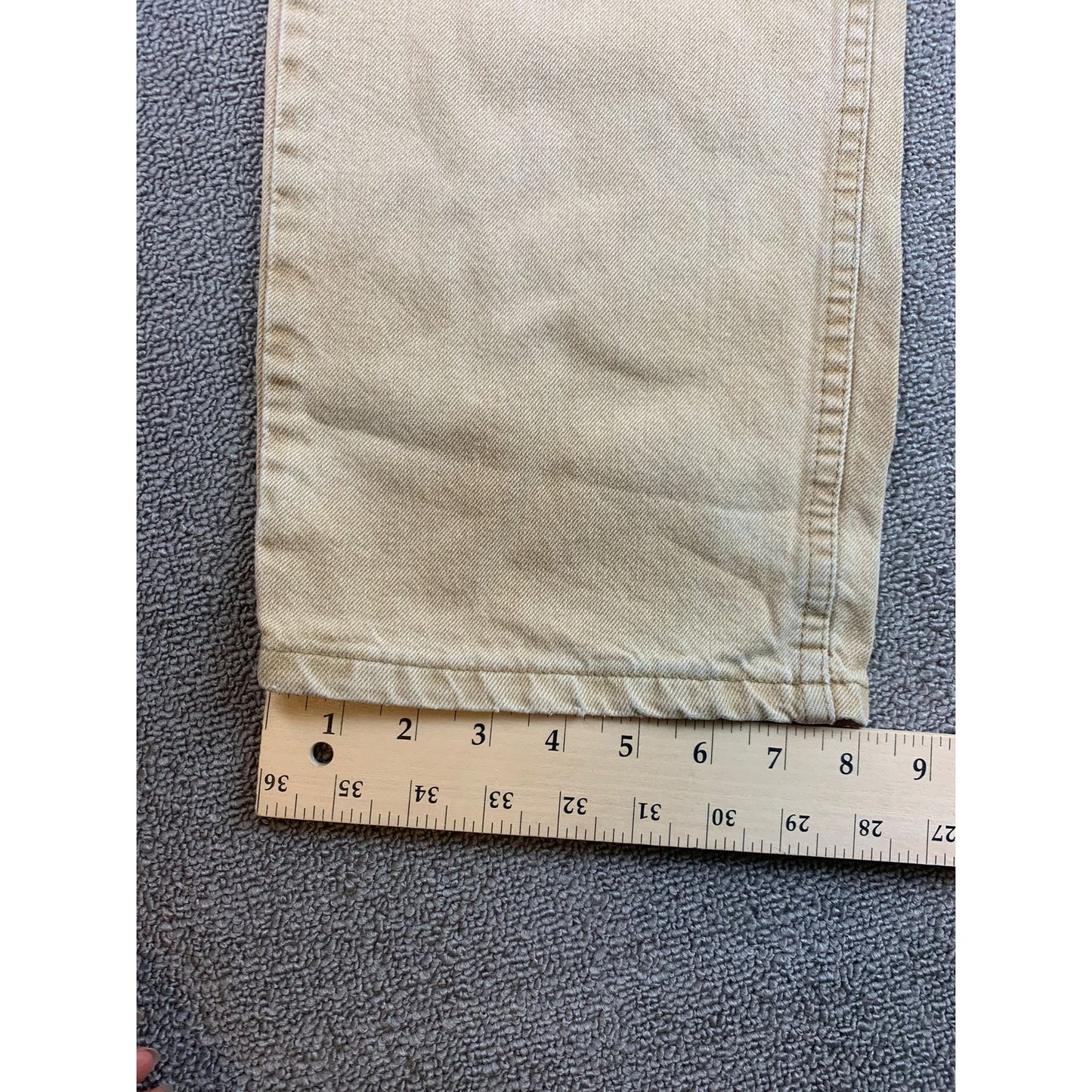Wrangler Jeans 2000's Era Men's 36x32 Tan Denim Jeans Work Casual