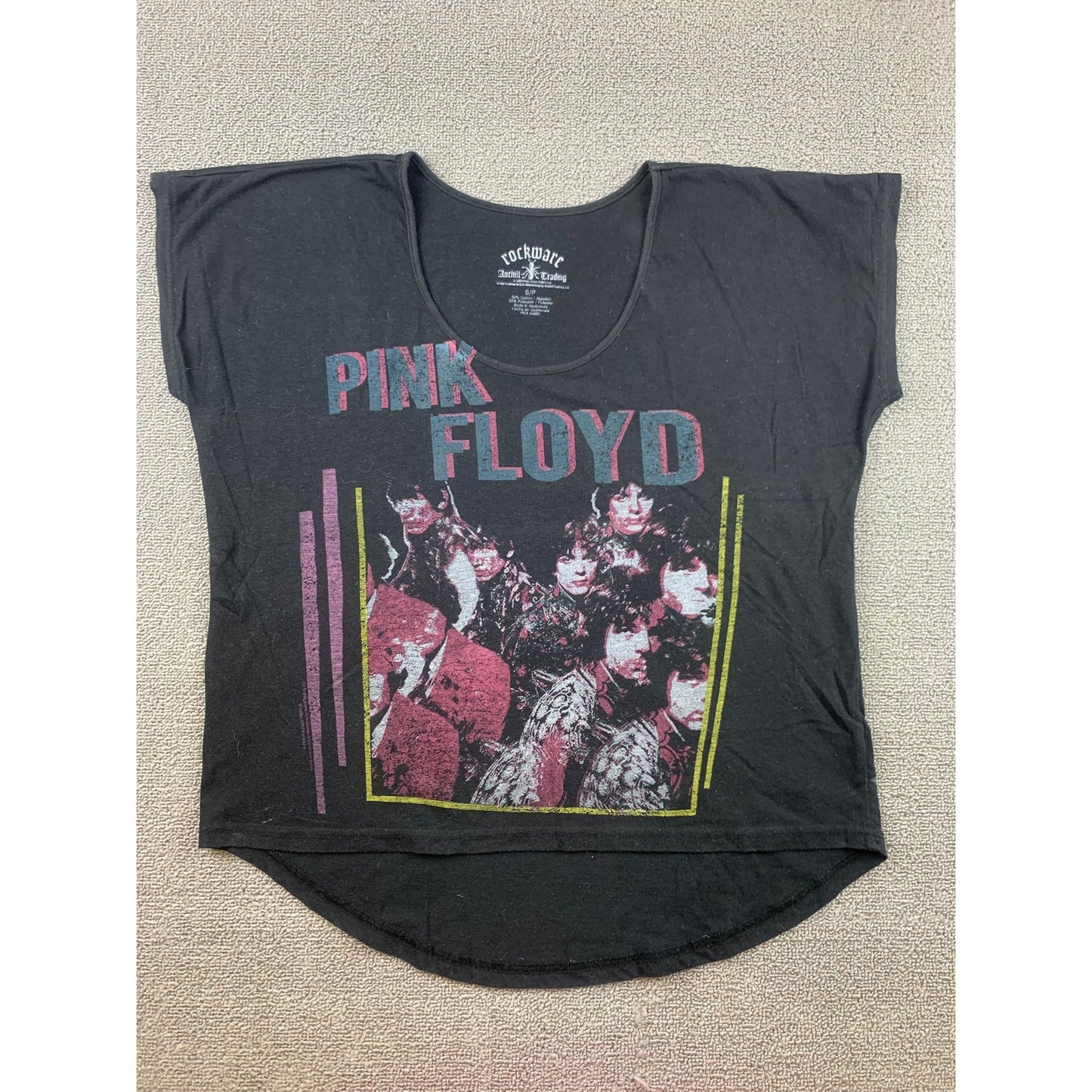 Rockware Anthill Trading Pink Floyd Women's T-shirt Band Concert Small