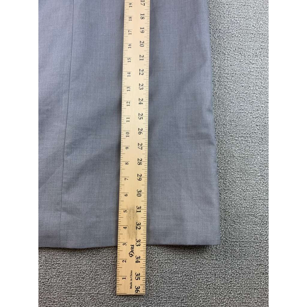 C/MEO Collective Shift Dress Sample Women S Gray V Neck Long Sleeve Minimalist
