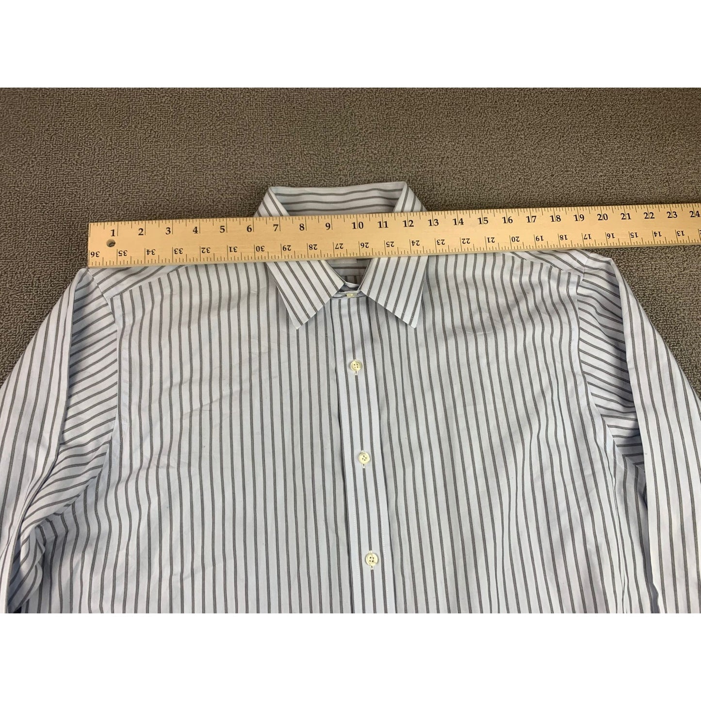 Brooks Brothers 346 Striped Button Up Men's 16 1/2-32 French Cuffs