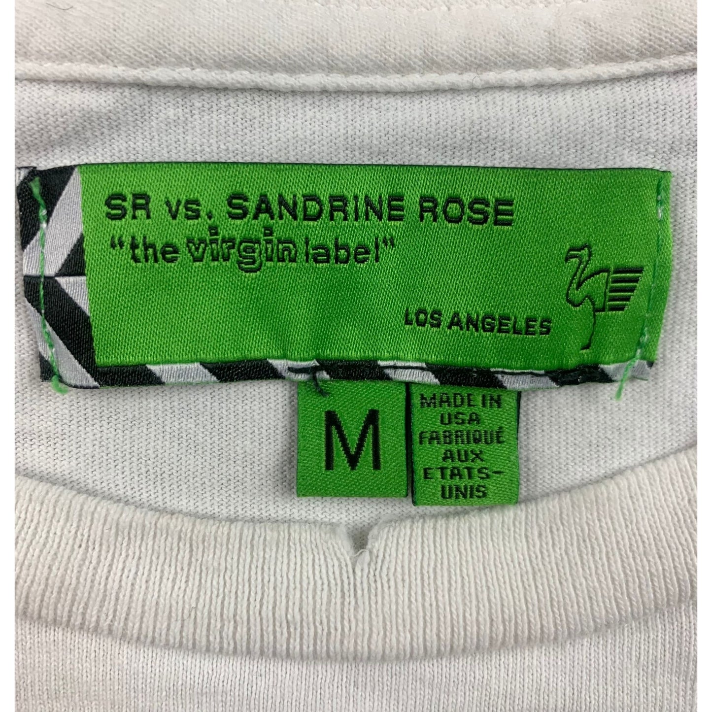 The Grateful Dead SANDRINE ROSE Women's Medium T-shirt White Distresses Holes