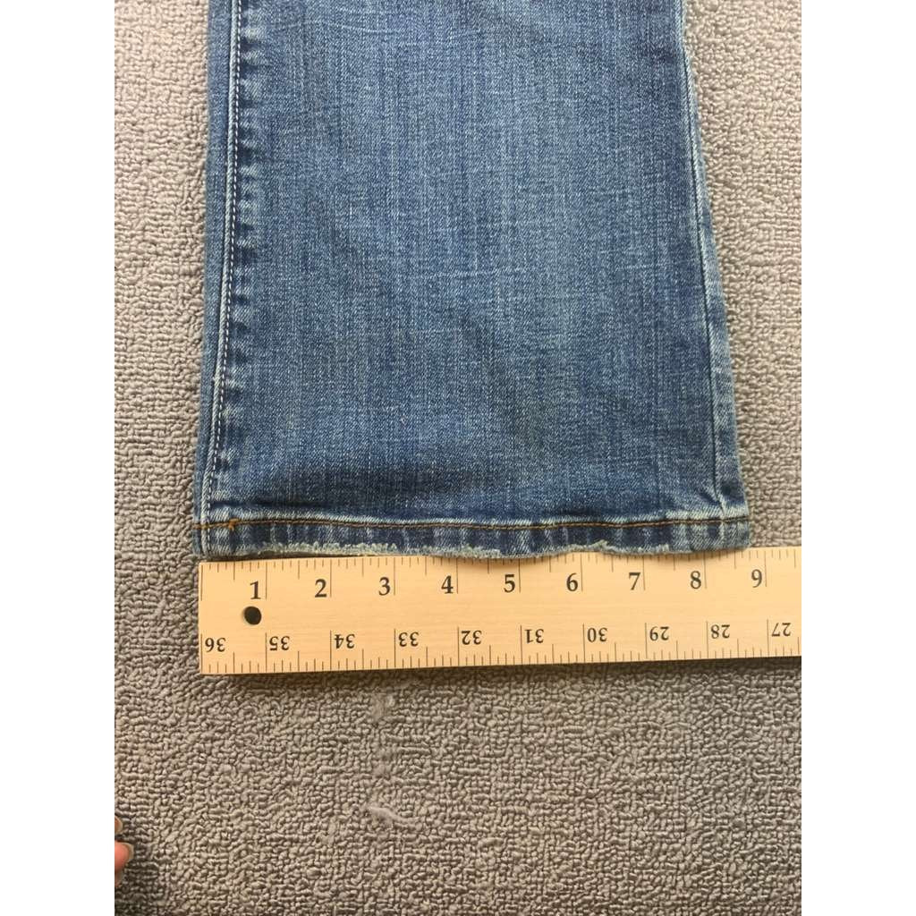 Y2K Rerock Express Jeans Women's 4 Regular Blue Bootcut Denim Pants