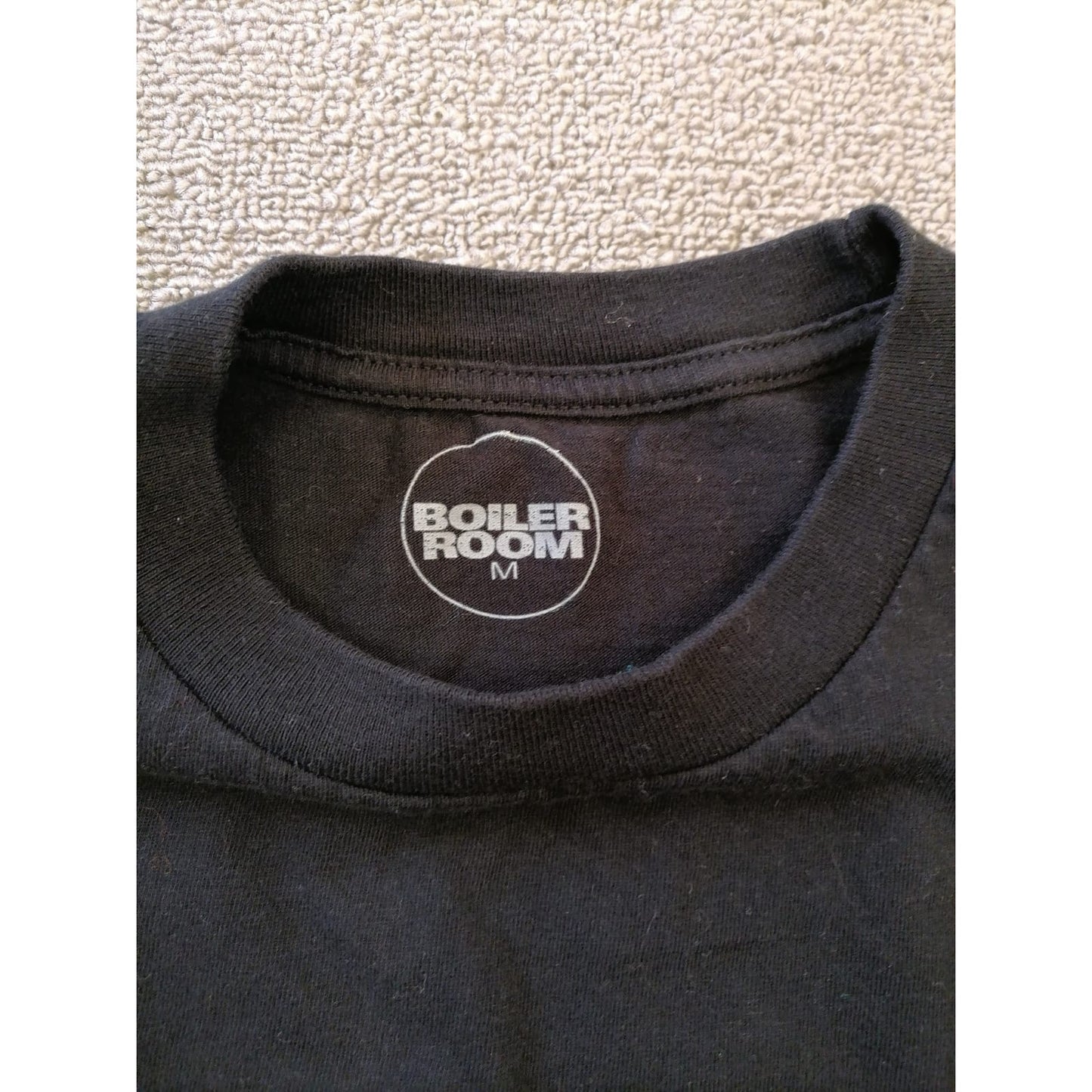Boiler Room Men Medium Black T-shirt Iconic Music Culture Apparel for Her.