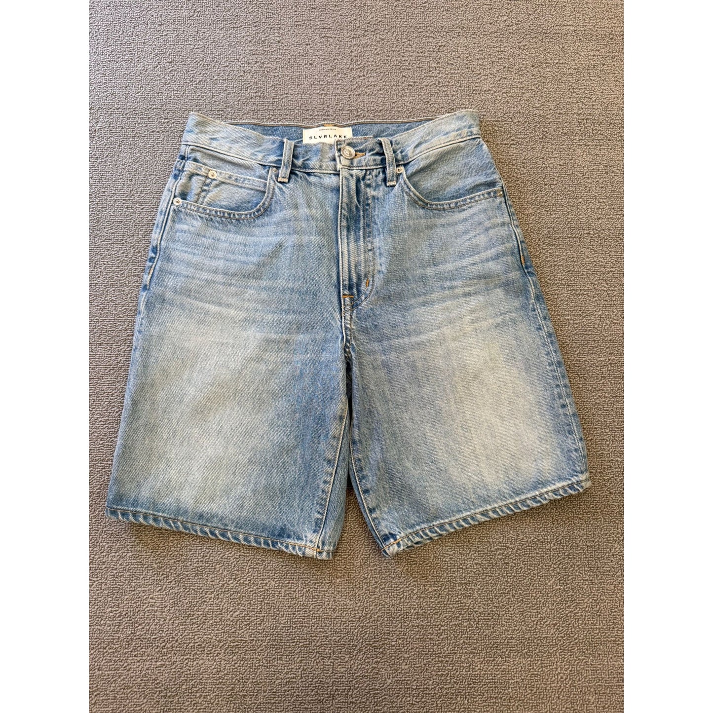 SLVRLAKE Womens Light Wash Denim London Shorts Size 26 Temecula Sunrise