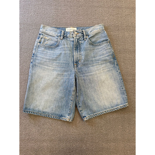 SLVRLAKE Womens Light Wash Denim London Shorts Size 26 Temecula Sunrise