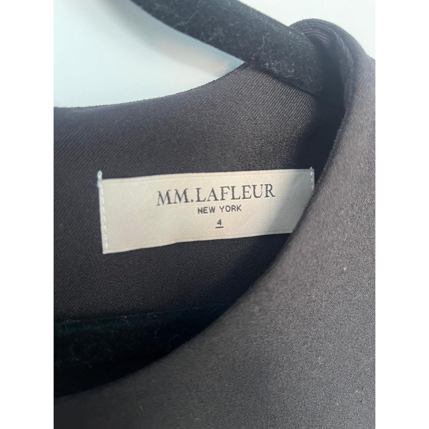 MM Lafleur Sheath Dress Women 4 Black Sleeveless Work Office Minimalist