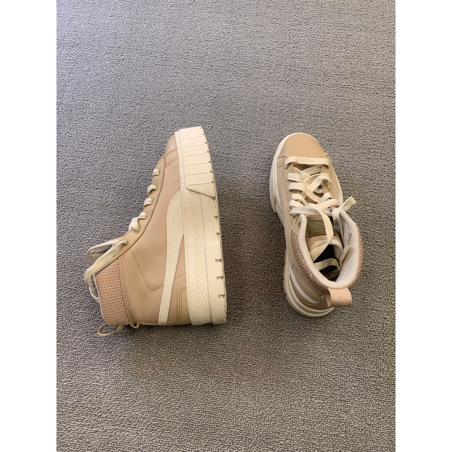 PUMA Men US 9.5 Brown High Top Sneakers