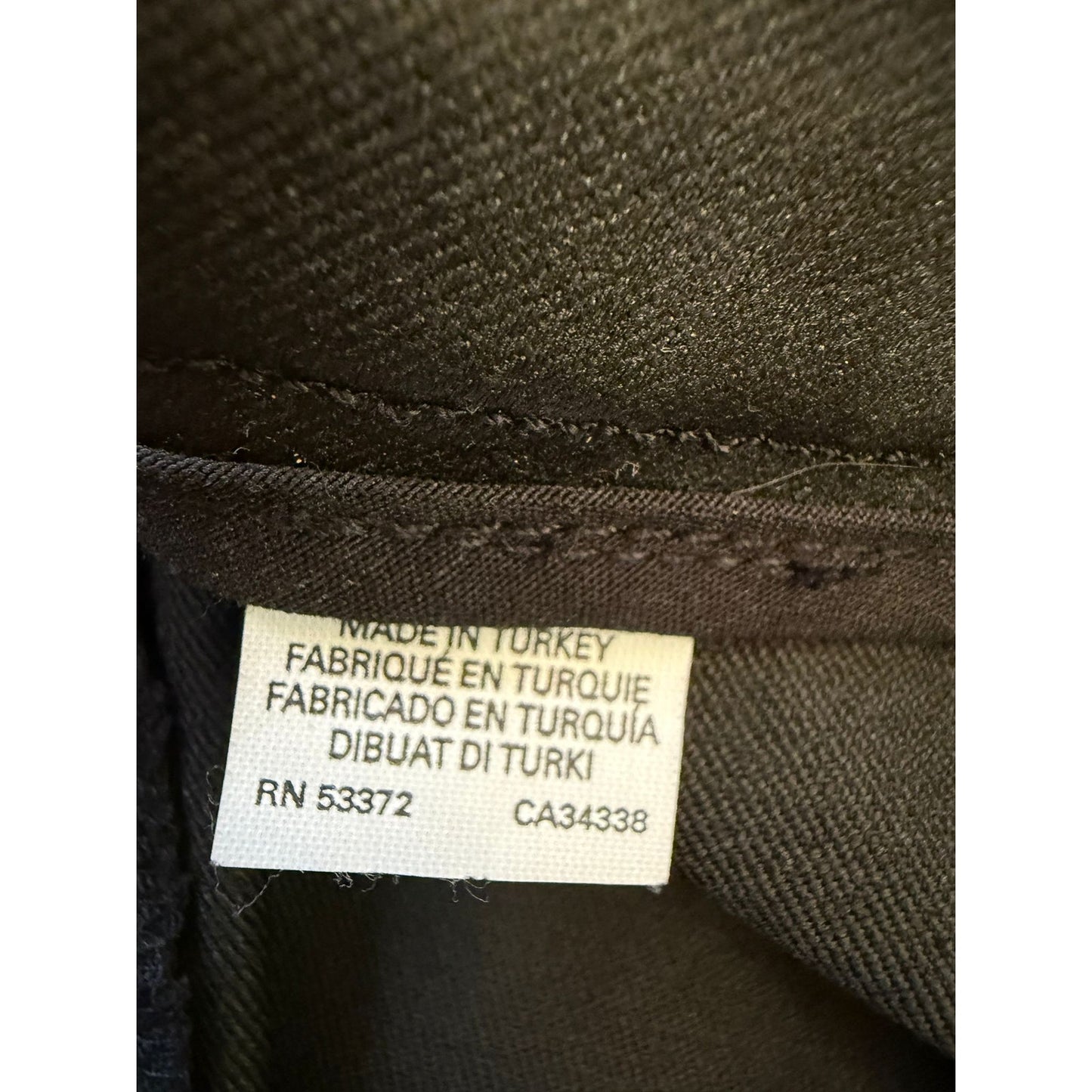 French Connection Women's Size 8 Black Coated Lace Up Pants