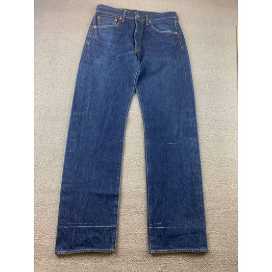 Levis 501 Jeans Mens 32x34 Blue Straight Leg Regular Original Fit Medium Wash