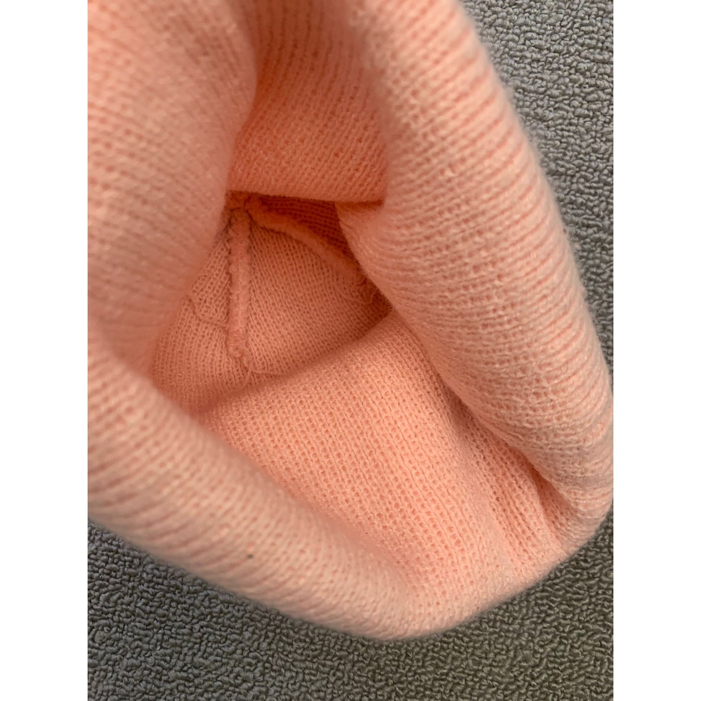 Adidas Women Pink Embroidered Adidas Logo Embroidered Knit Beanie One Size
