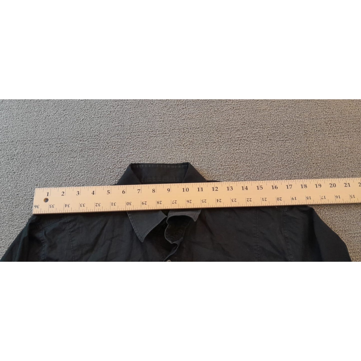 HUGO Hugo Boss Mens Small Black Slim Line Long Sleeve Dress Shirt