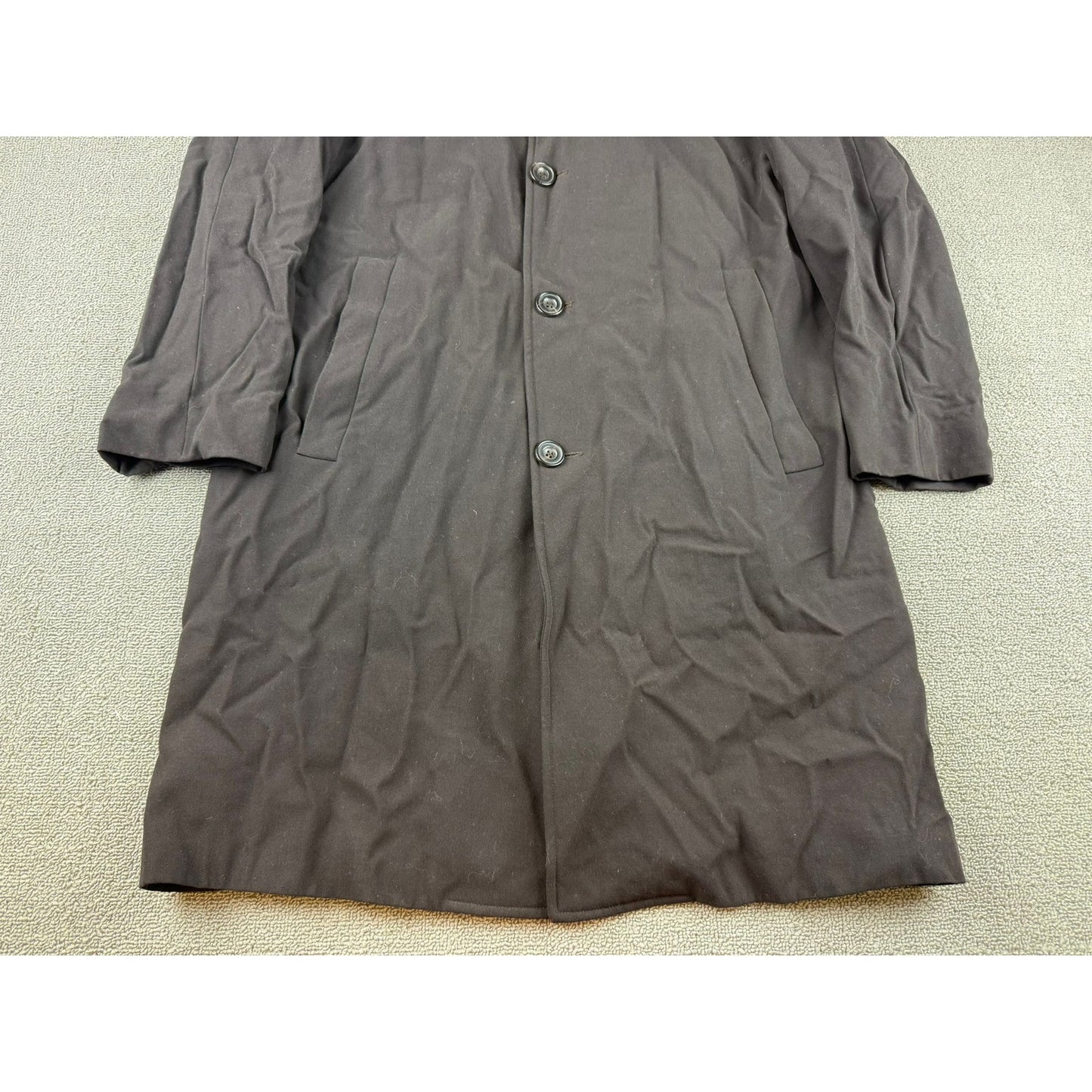 Ermenegildo Zegna Soft Men's Overcoat 48 Brown Made in Italy Cupro Viscose Coat
