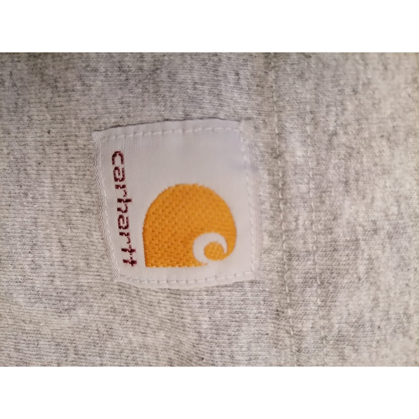 Carhartt Large Male Grey Long Sleeve Durable Pocket Cotton Shirt Work Wear