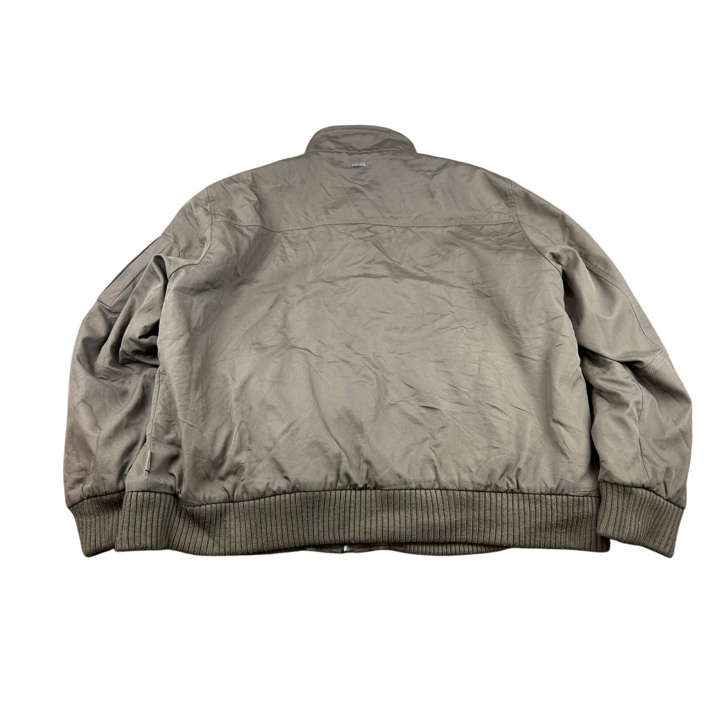 Calvin Klein Men's Size XL Olive Green Full-Zip Bomber Jacket