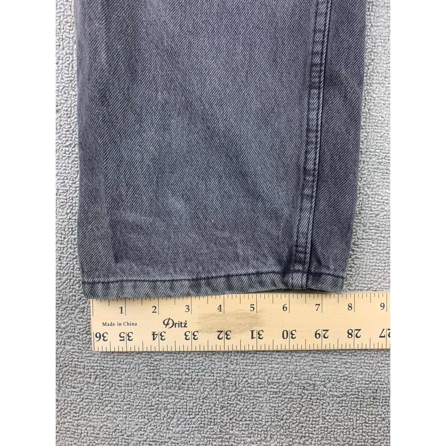 Empyre Denim Jeans Size 3 Black Faded Gray Embroidered Patches