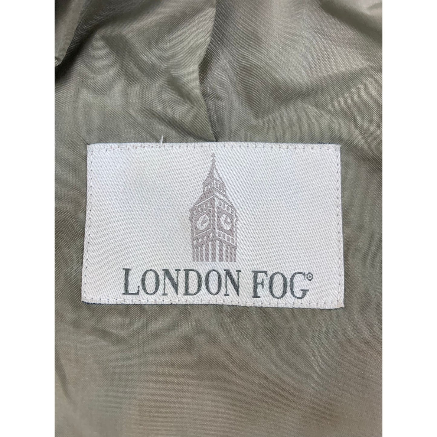Vintage London Fog Men's Size 36 Regular Beige Full Length Trench Rain Coat