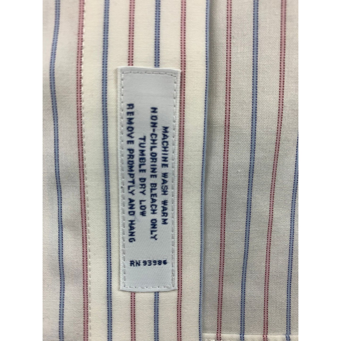Brooks Brothers Dress Shirt Men's 16-35 Slim Fit Non Iron Stretch Stripe